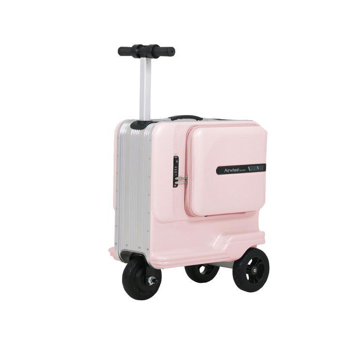 Koper Airwheel Elektrik Bisa Jalan Kapasitas Besar Warna Pink - Pink