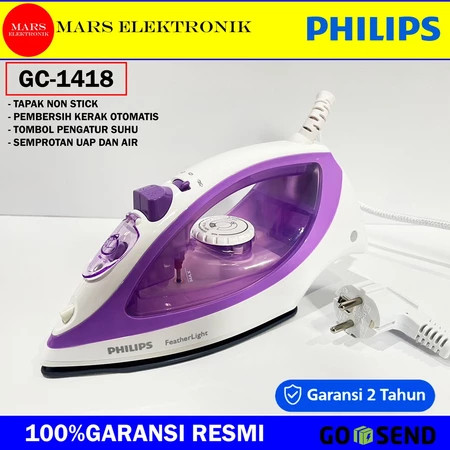[ COD READY ] PHILIPS SETRIKA UAP GC-1418 -GC 1418 - GC1418 - STEAM IRON PHILIPS - SETRIKA UAP PHILI