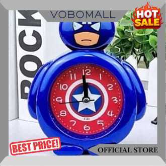 Jam Alarm Karakter Avanger / Spiderman / Ironman / Captain Amerika TLG