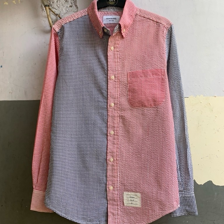 kemeja pria Thom browne lengan panjang size M preloved