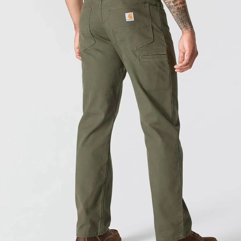 celana panjang proa canvas carhatt ruged flex army original , Adem, dan Elegan