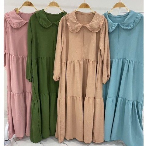 MIUDIS Midi airflow Dress Midi Airflow Ringan Ukuran LD 115 Panjang 120 cm 15 | LD 115 PB 120