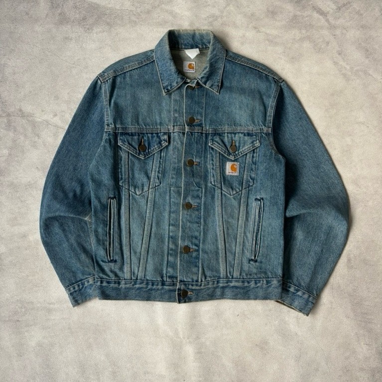 vintage carhartt trucker jacket size S (61x52)