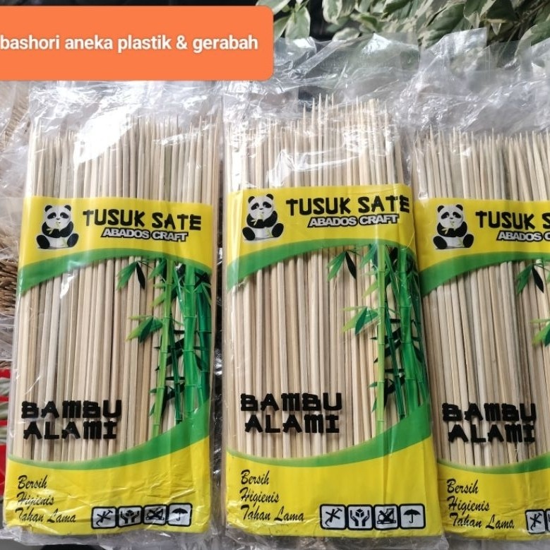 Tusuk Sate Bambu Alami Merek Abados Craft