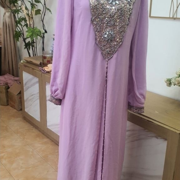 kaftan preloved pink lavender