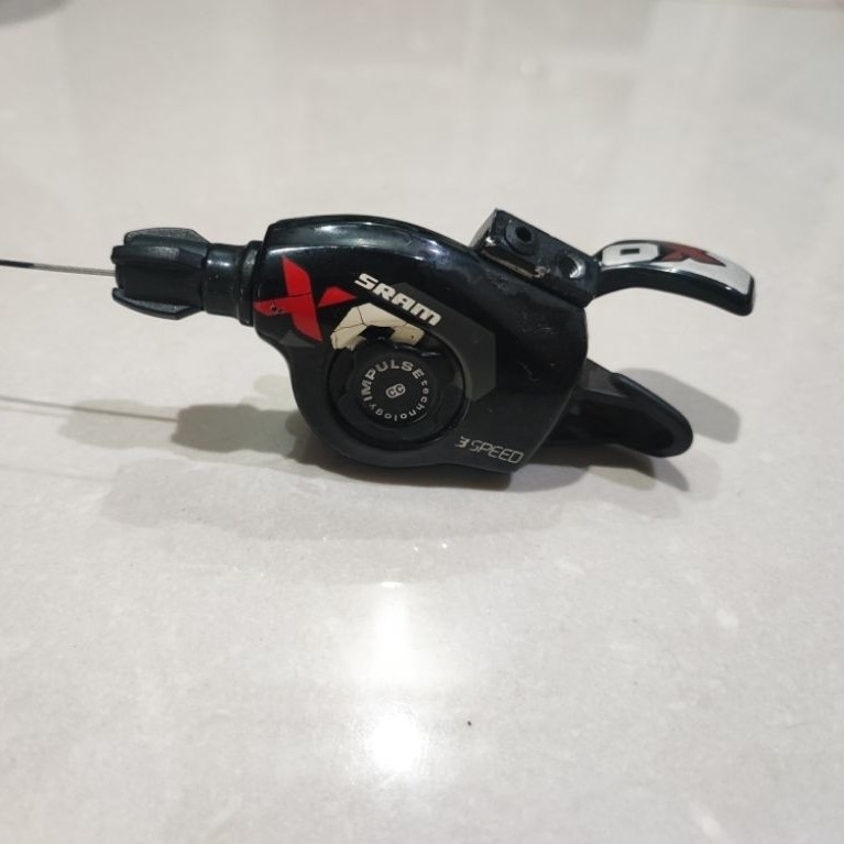 Shifter sepeda kiri FD 3speed SRAM XO ,Kondisi mulus normal