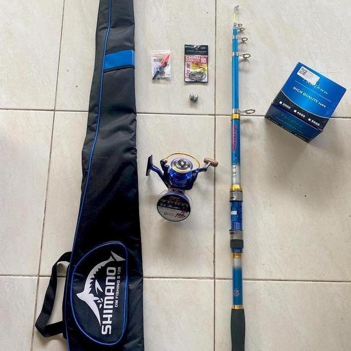 Set pancing laut Mewah Lengkap Tinggal Pake