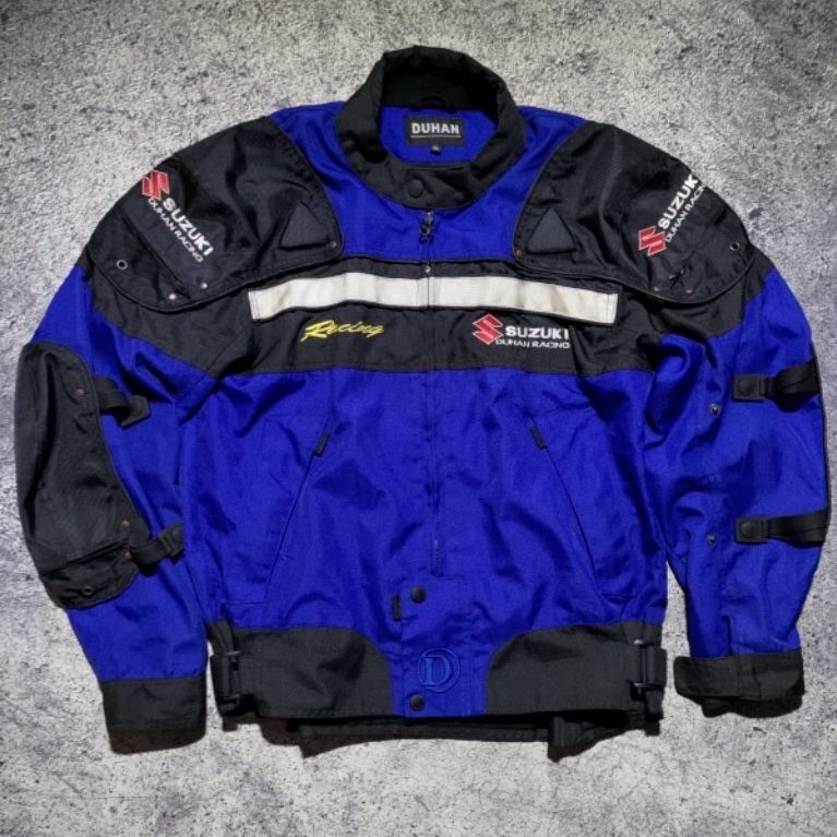 Jacket Duhan Suzuki racing original size XL bukan komine yellowcorn rnw Simpson kushitani RS taichi
