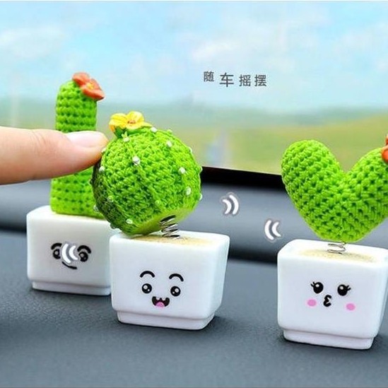 Miniatur Kaktus Pot Kecil Lovely Resin Patung Bunga Kaktus Hias Lanskap Mikro Terrarium Dekorasi Rum