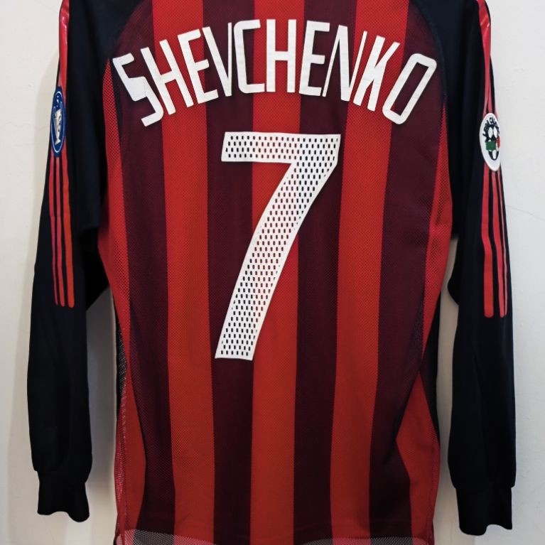 Jersey Original AC Milan 2002/03 Player Issue Long sleeve Shevchenko