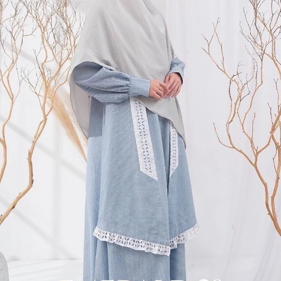 preloved baju// SIZE S LD //gamis syar’i//haitwo nibras//emerald 020