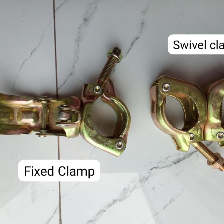 Clamp klem Scafolding Perancah steger / Fixed clamp Klem mati Hidup JIS