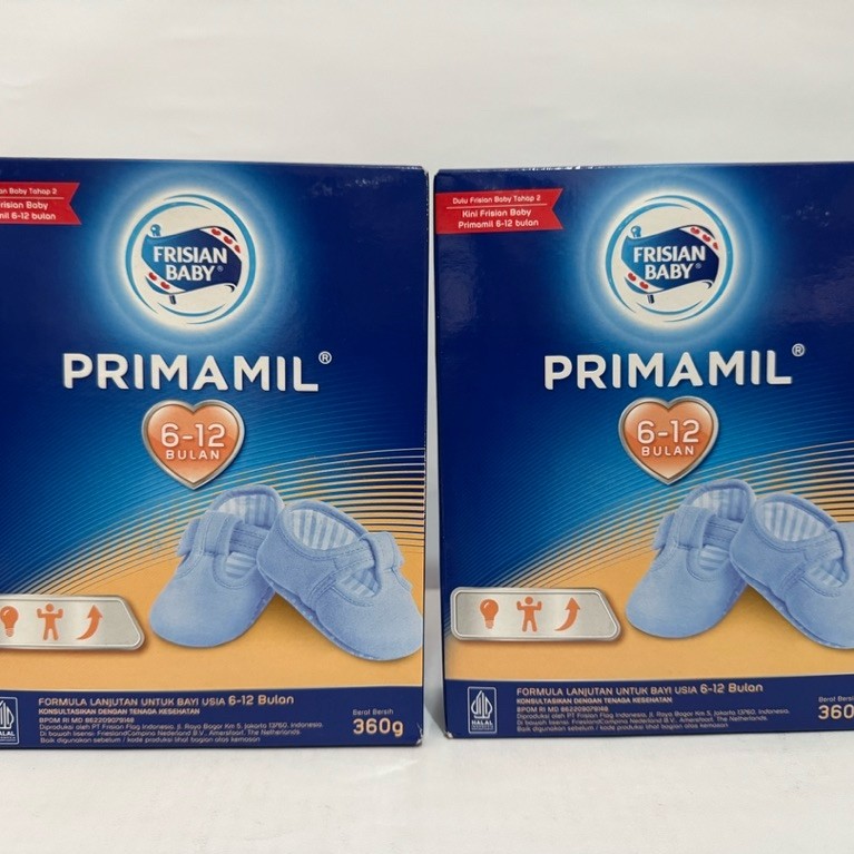 Susu Formula Frisian Flag Primamil Tumbuh 360g untuk Bayi 6-12 Bulan