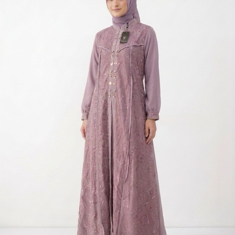 [NEW] SALLACO Taro Gamis Dress Premium Detail Mewah