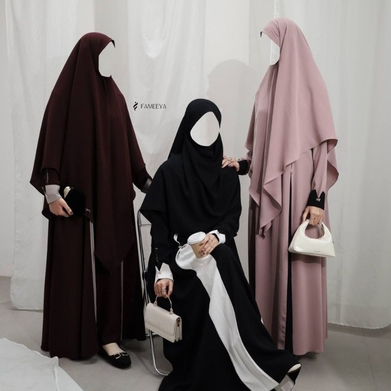 [READY] HALLY ABAYA VOL. 2 PITA BY FAMEEYA | EID SERIES | ABAYA ONLY | SUPER MEWAH | ABAYA ANTI UV |