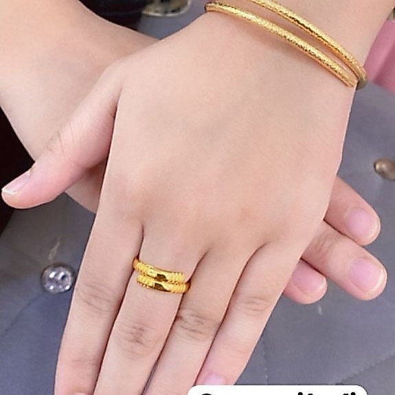 Gelang lilit emas crum ORI