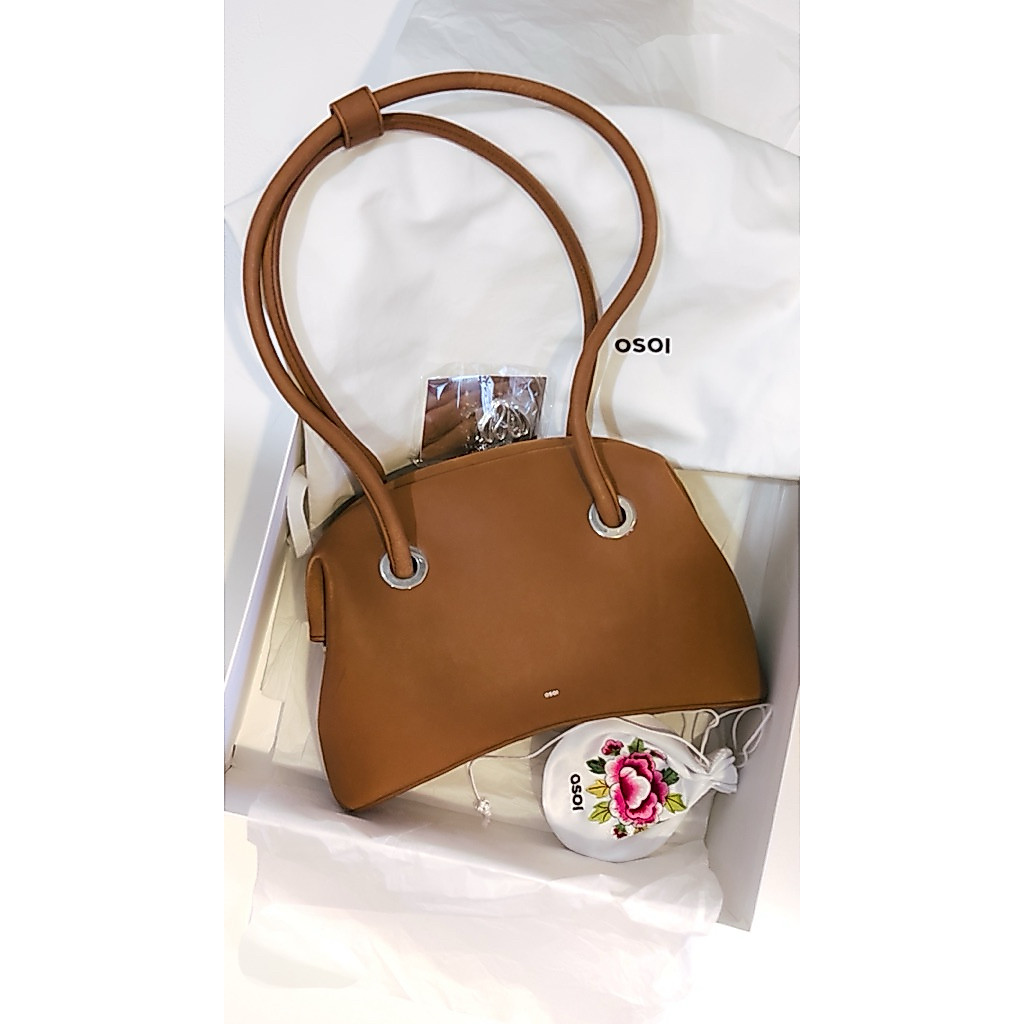 OSOI Bag Circle Brot Vintage Camel