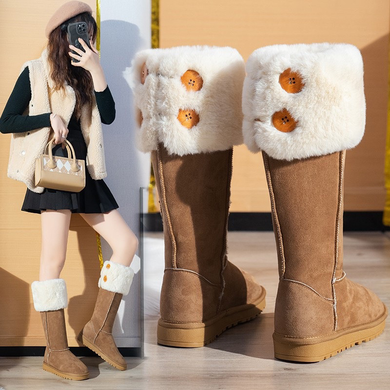 CLAIRE Boots winter import ugg uggs sepatu wanita musim dingin hangat woman women perempuan knee hig