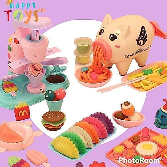Happytoys.888 Mainan Fun Doh Play Doh Set Kitchen Set Mie Fun Doh Play Doh Set Es Cream Mainan Eduka