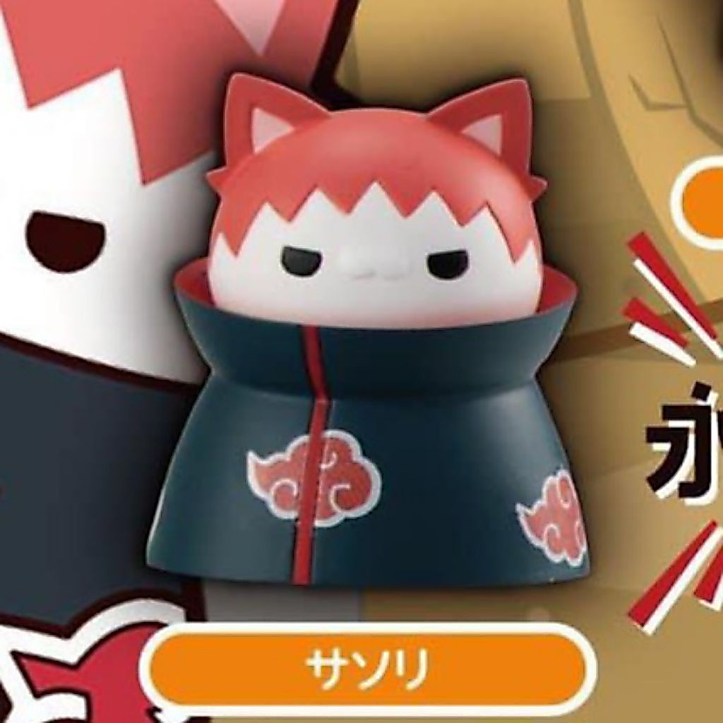 Sasori Nyaruto Mega Cat Project Collectible Official Figure - Naruto Cat Action Figur Miniatur Kucin