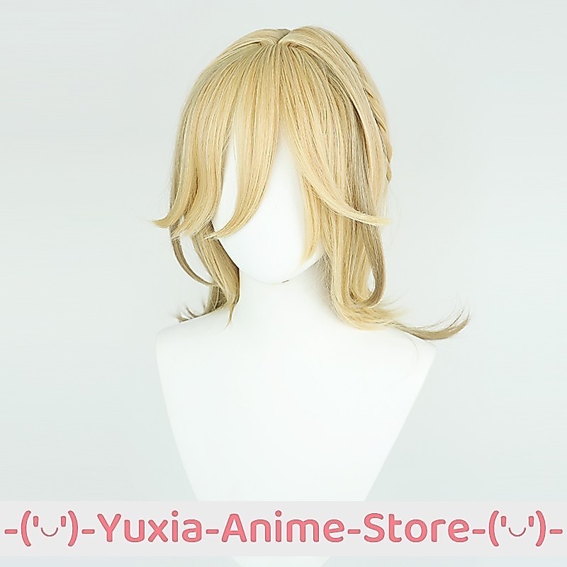 GENSHIN IMPACT KAVEH COSPLAY WIG ANIME GAME ROLEPLAY PARTY COSTUME PROP SYNTHETIC HAIR HEAT
