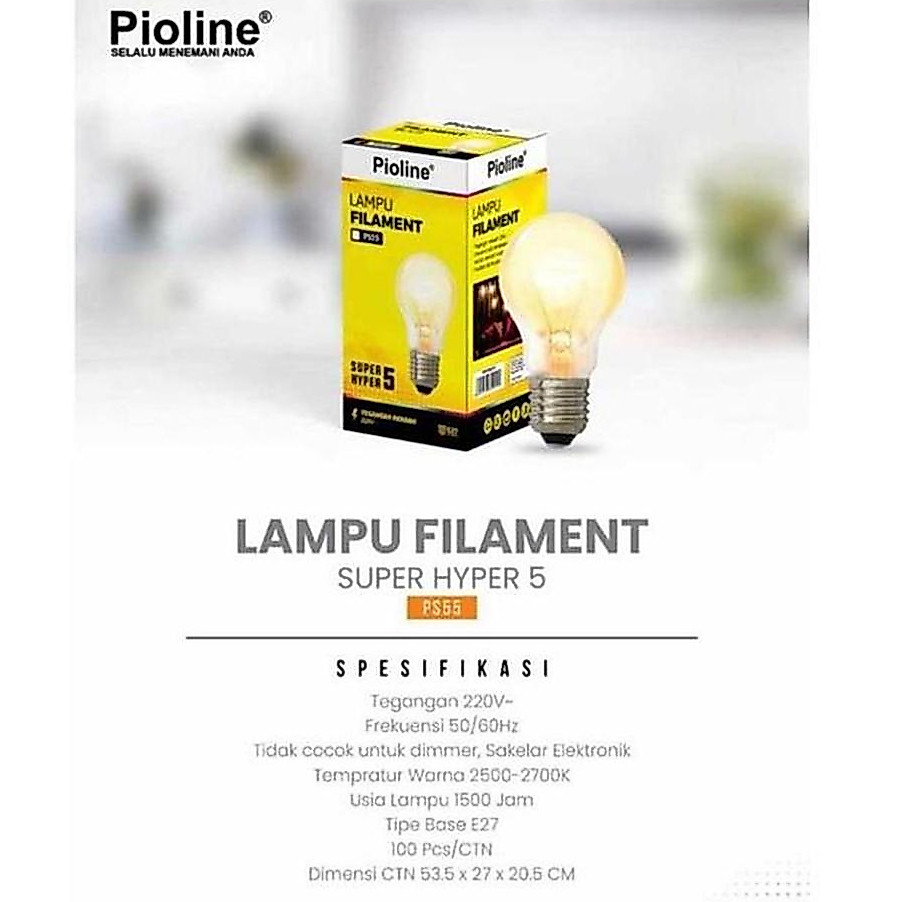 LAMPU LED PIJAR E 27 SUPER HYPER PIOLINE