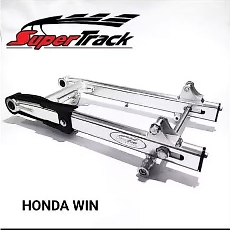 swing arm sapit urang almunium oval supertrack pnp rangka honda win win 100 win semi trails