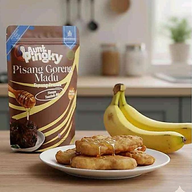 Kriuk- Tepung Pisang Goreng Madu, Cempedak Goreng Madu, Nangka Goreng Madu Aunte Pingky