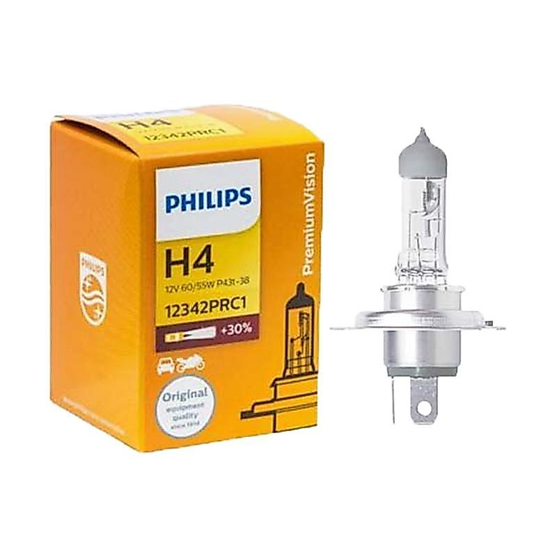 PHILIPS Premium Vision H4 Bohlam Lampu