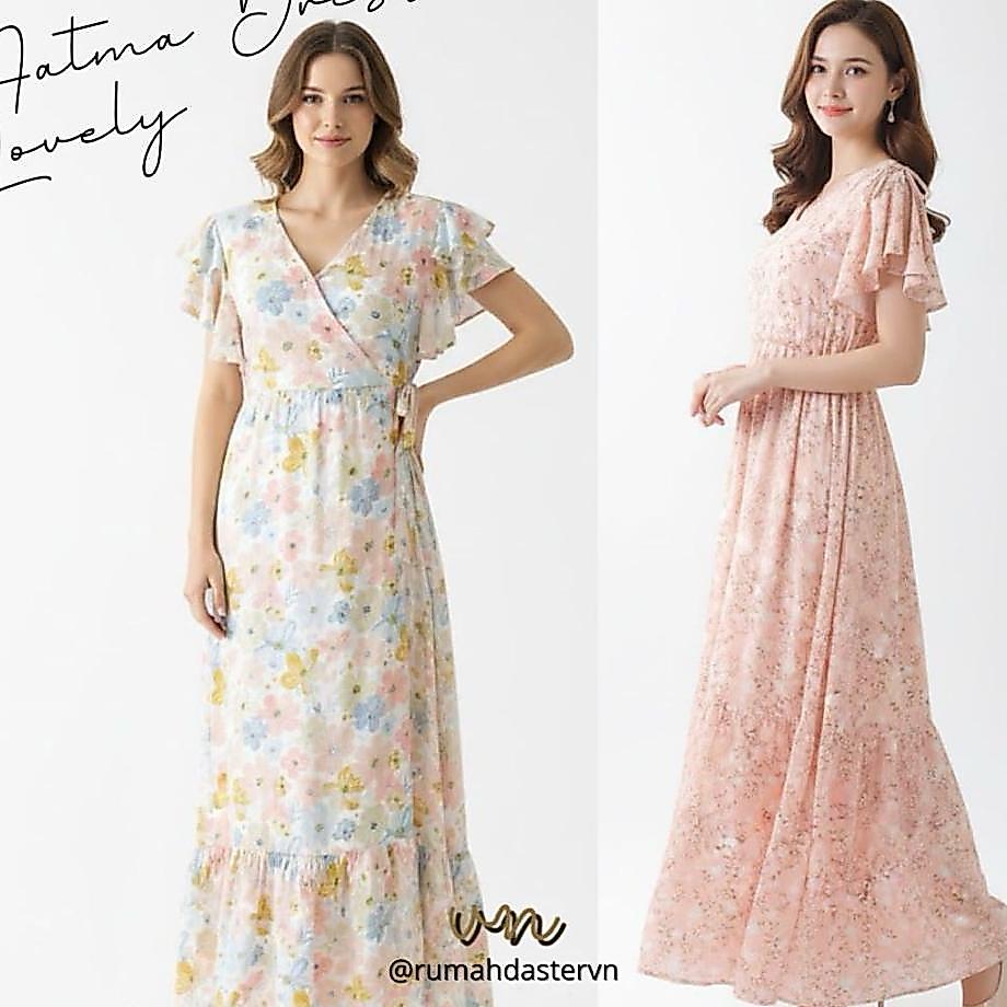 Rumahdastervn - Fatma Dress | Lovely Dress | Homedress Homewear Kekinian Daster Premium Busui Rok Pa