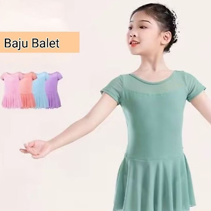 Day Dance Baju anak impor dress perempuan dance leotard dancing baju ballet balet
