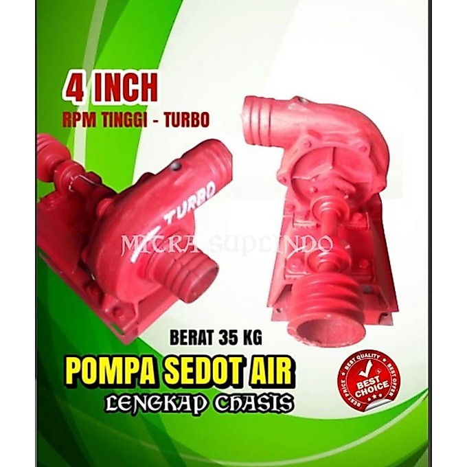 HQ100 Pompa sedot air 4 Inch putaran tinggi