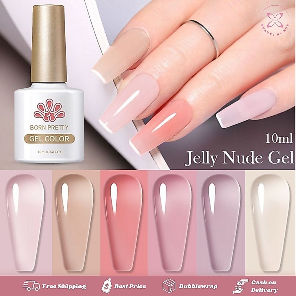 BORN PRETTY JELLY GEL Polish Translucent Kutek Nail Art