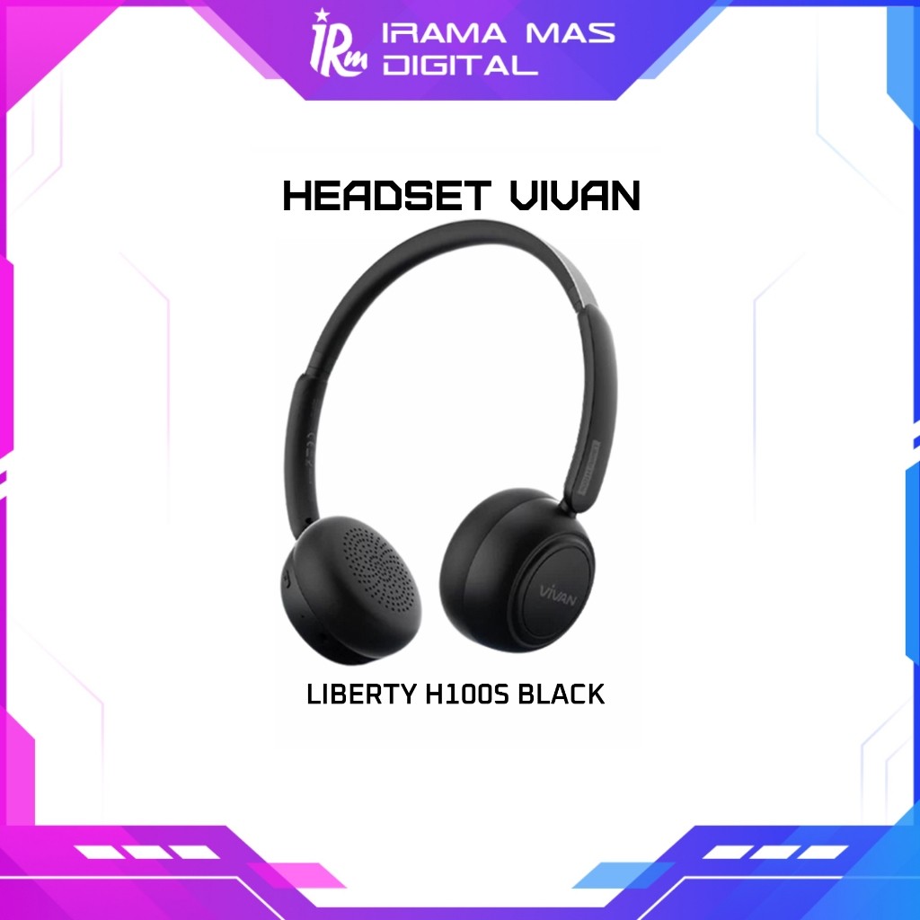 HEADSET VIVAN - LIBERTY H100S BLACK
