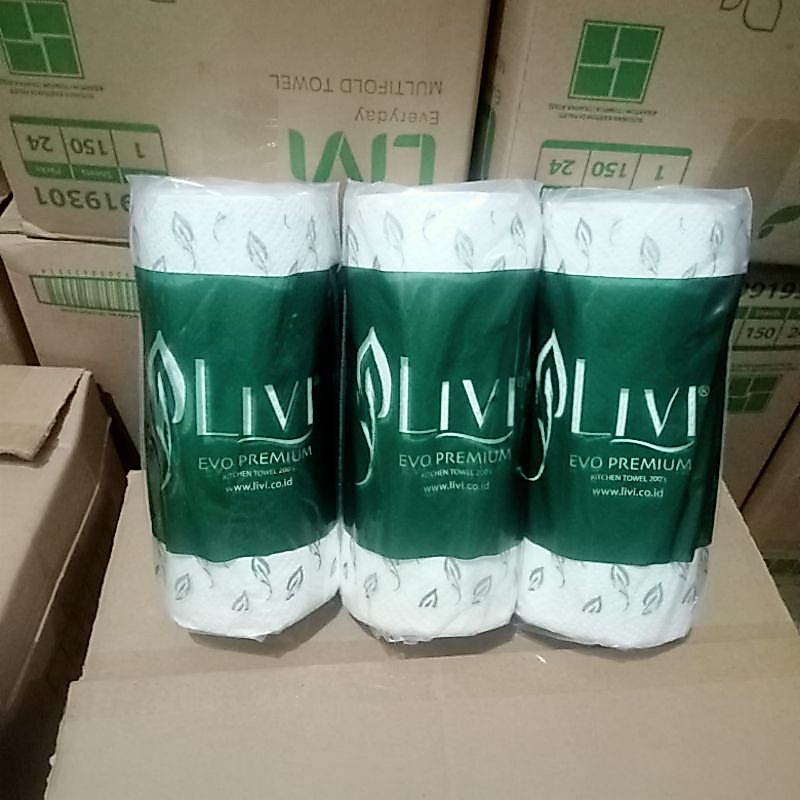 Tissue Livi Evo Premium Kitchen Towel 200s/Tissue Dapur Murah
