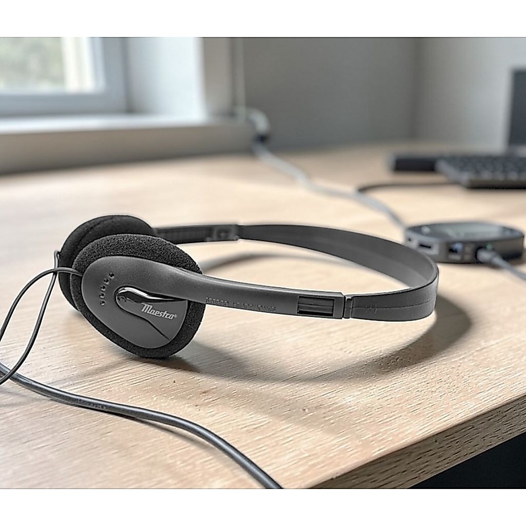 headphone vintage maestro 80-90s headphone retro headphone
