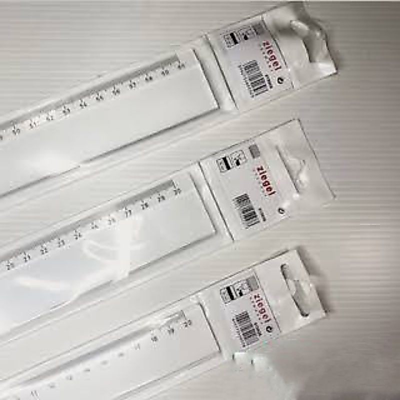 ZIEGEL FLAT RULER 20 30 60 CM PENGGARIS AKRILIK TEBAL AKURAT