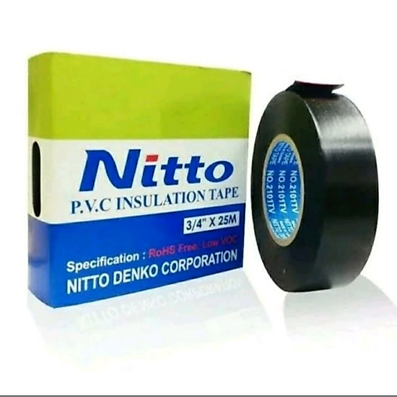Isolasi Listrik Nitto 3/4 Nitto Isolasi Listrik 3/4 30 M