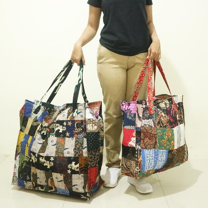 Promo Tas LAUNDRY Tas Belanja Besar Jumbo Serbaguna - Tas Londry Kain Batik - KECIL Terlaris