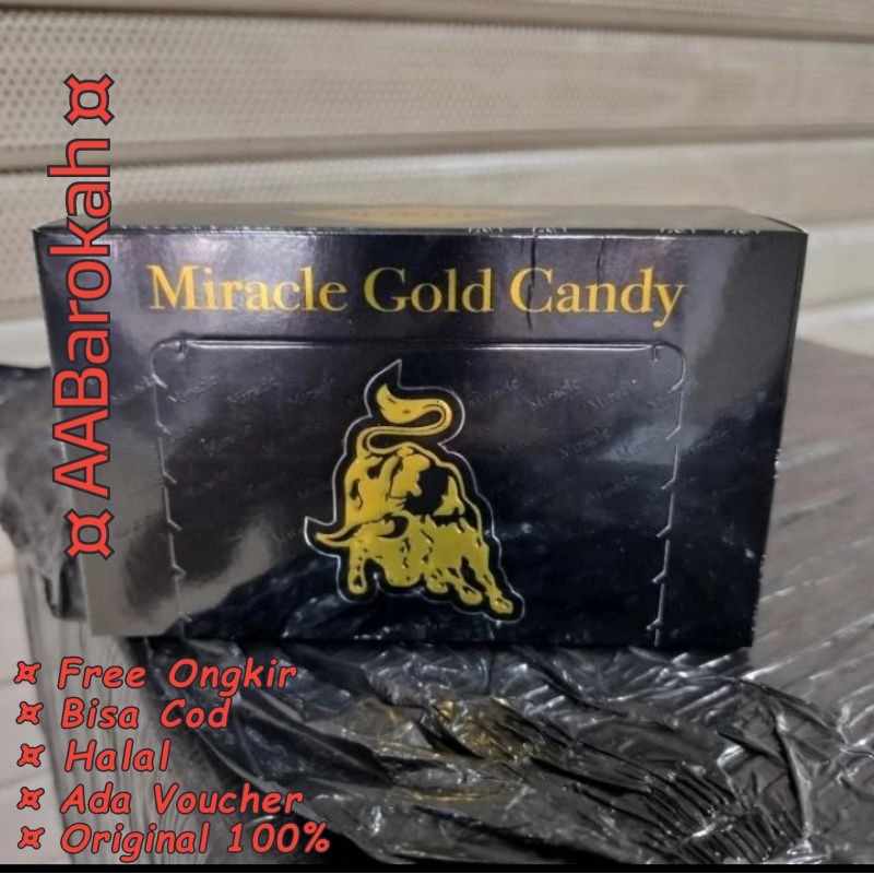 Miracle Gold Candy Permen Stamina Permen Kesehatan miracle gold candi isi 30pcs