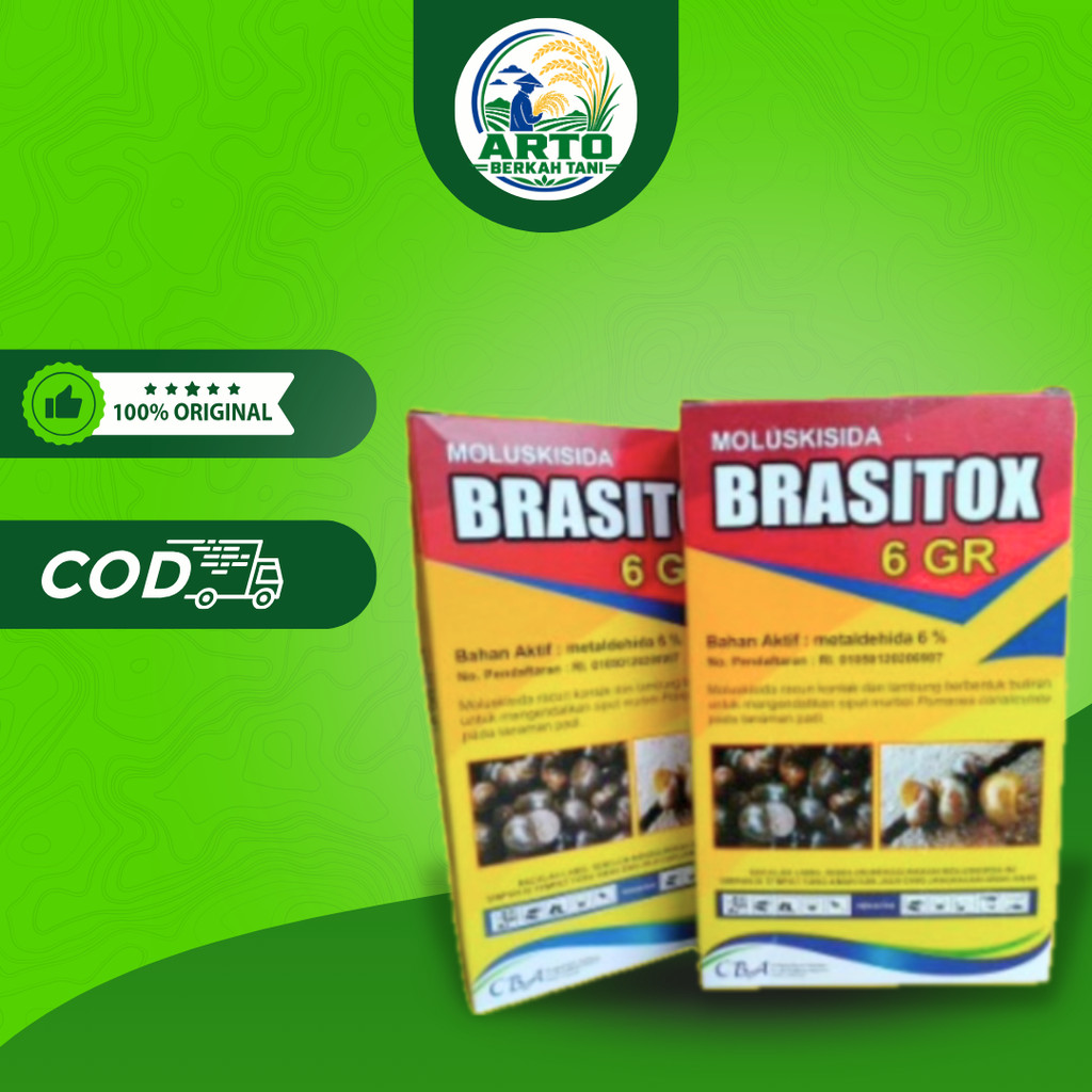Brasitox Molukisida Racun Ampuh Semua Jenis Siput dan Keong
