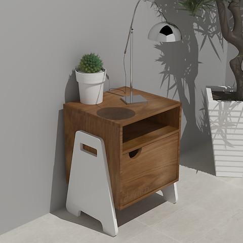 nakas susun portable bedside minimalis