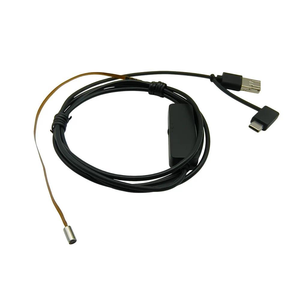 3.9mm Android Endoscope Camera 3 IN1 Micro USB Type C Borescope Mini Camera Waterproof LED Car Inspe