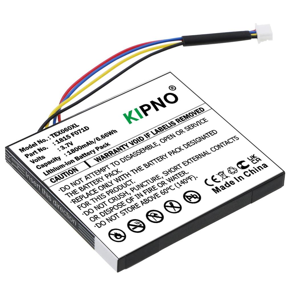 KIPNO 1800mAh Calculator Battery for Texas truments TINspire CX,TINspire Touchpad,TI84 C Silver,TINs