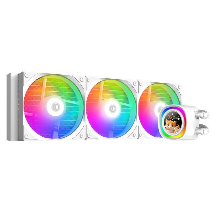 ID-Cooling IDCooling FX360 Display LCD - AIO Liquid Cooler Water Cooling 360mm Triple Fan RGB ARGB S