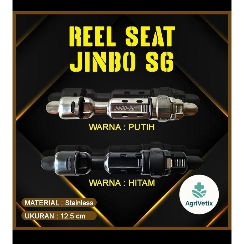 REEL SEAT JORAN TEGEK. TEGEK CUSTOME - Putih