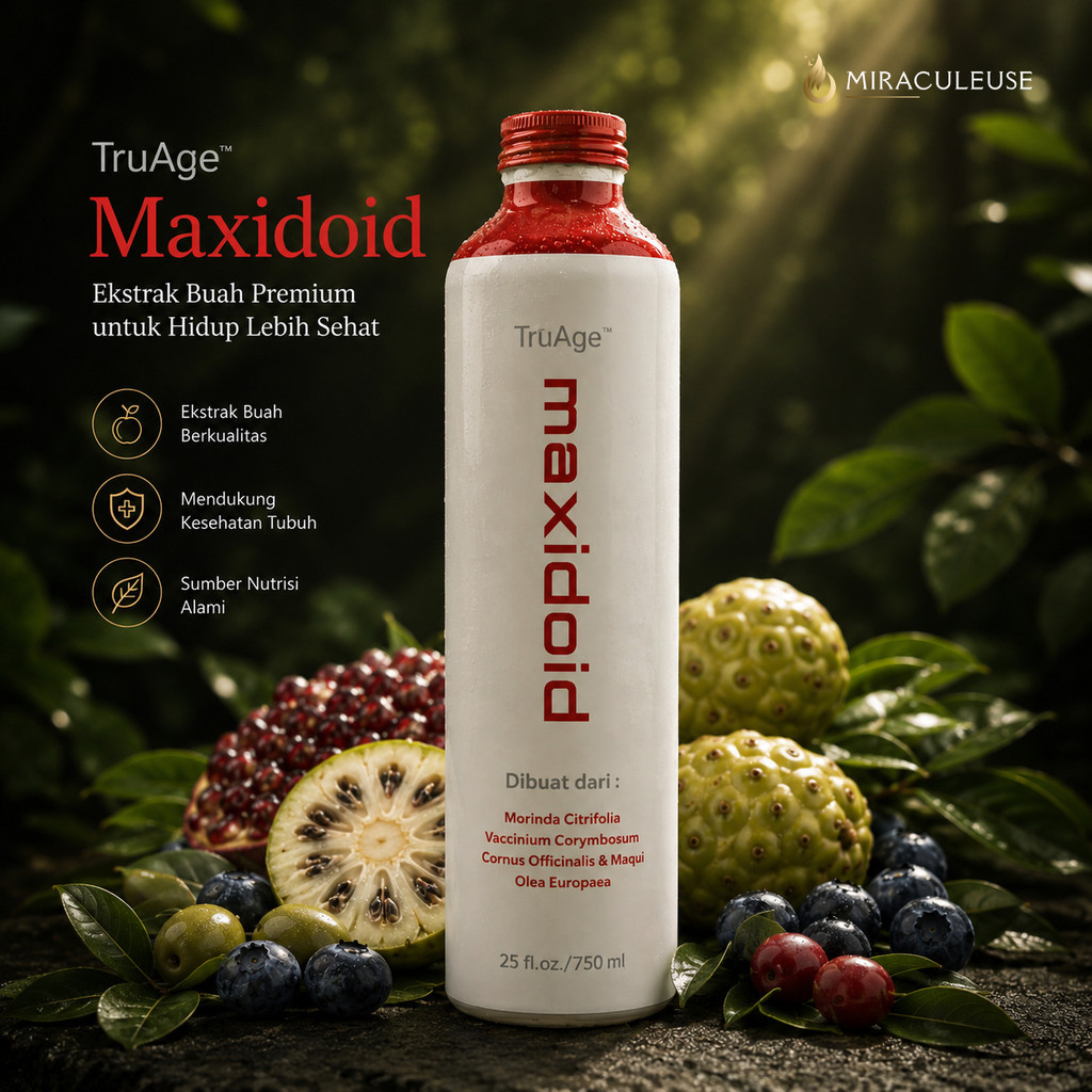 TruAge MAXIDOID 750ml | MORINDA TAHITIAN NONI MAXI ASLI