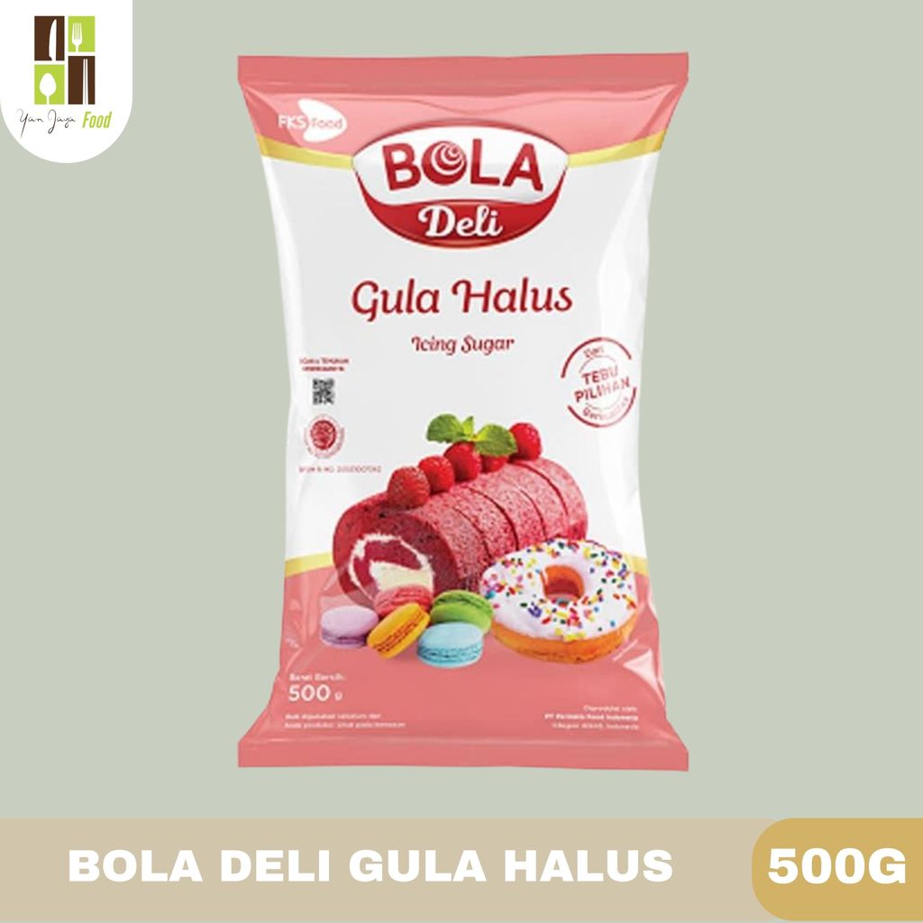Bola Deli Tepung Gula Halus 500g / Icing Sugar / Tepung Gula Tebu / Tebu Berkualitas / Gula Halus Bu