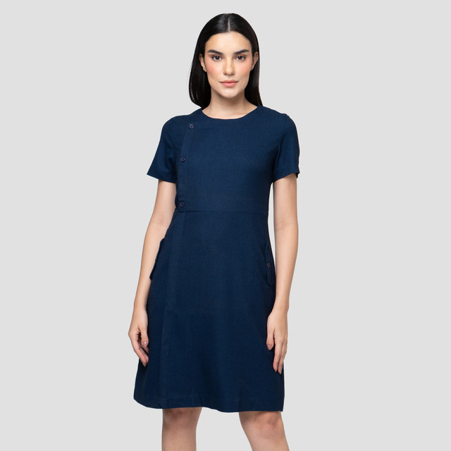 Cardinal Femme Button Dress Wanita 119884842