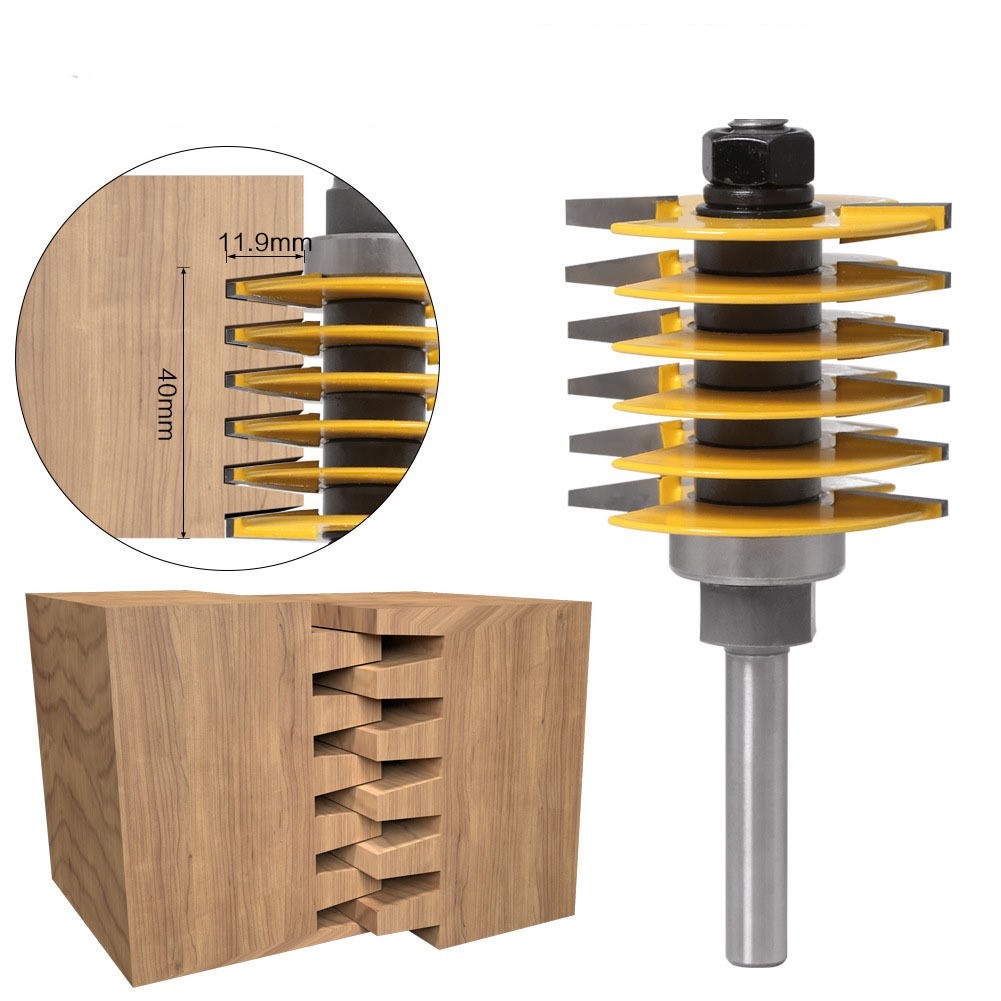 Spring mata bor penyambung kayu finger joint mortaise set